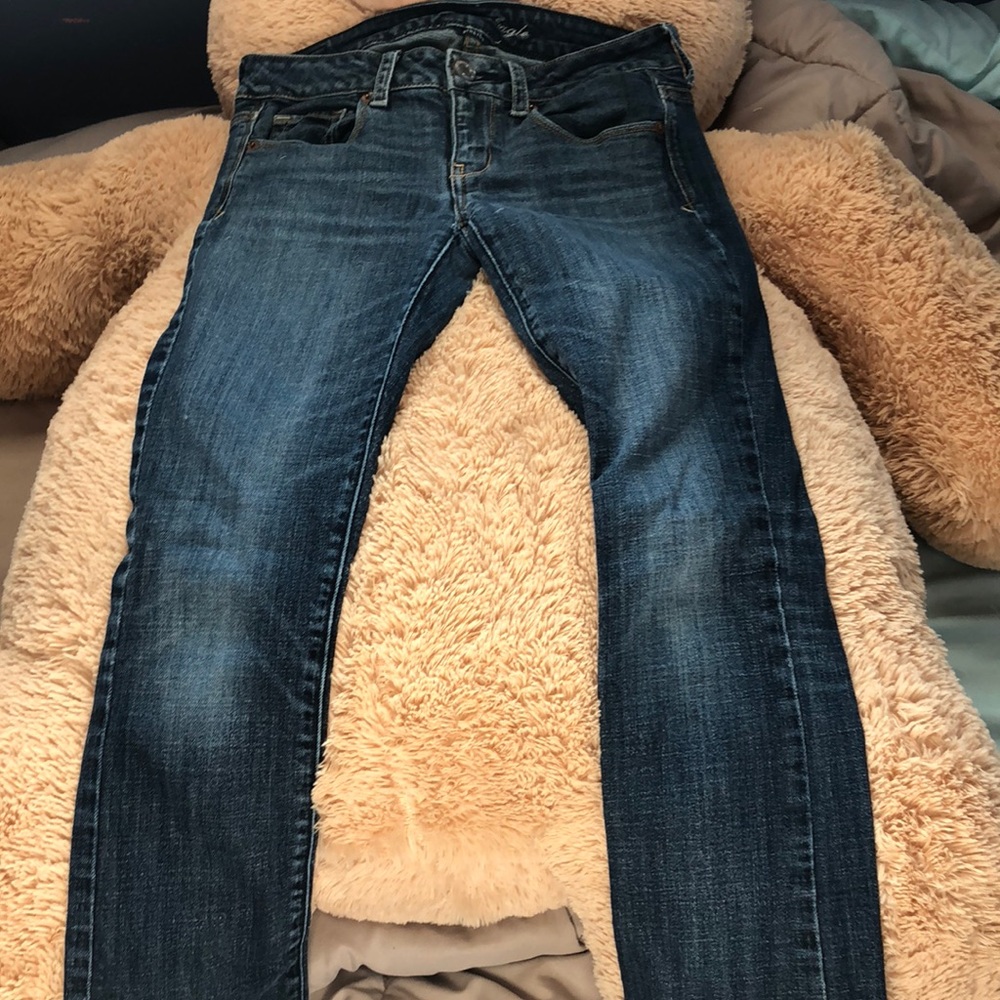 American eagle boot cut jeans.